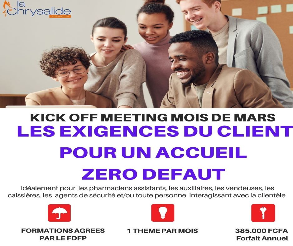 LES EXIGENCES DU CLIENT POUR UN ACCUEIL ZERO DEFAUT